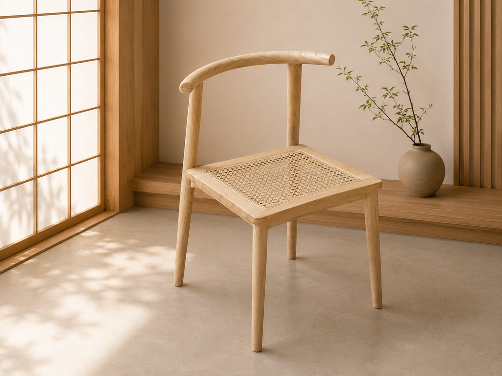 wooden solid wood chair