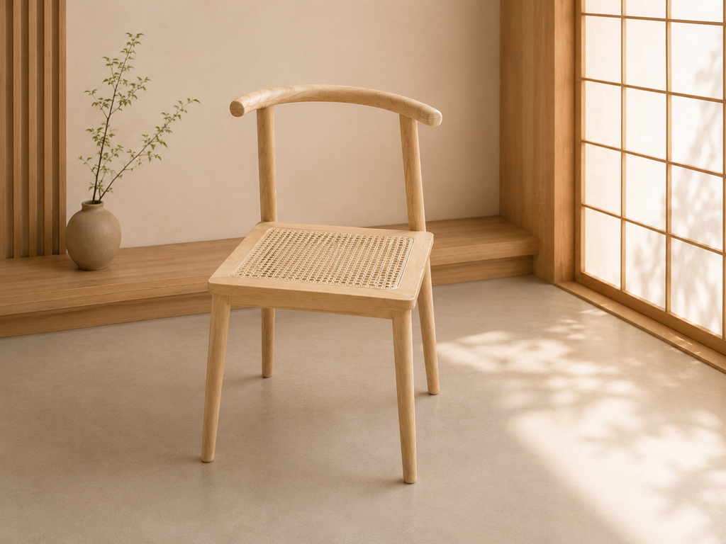 wooden solid wood chair